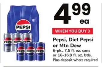 ACME Pepsi, diet pepsi or mtn dew offer