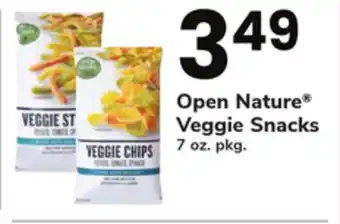 ACME Open nature veggie snacks offer