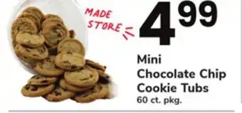 ACME Mini chocolate chip cookie tubs offer