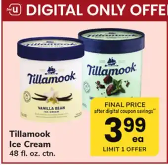 ACME Tillamook ice cream offer
