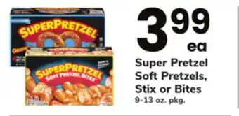 ACME Super pretzel soft pretzels, stix or bites offer