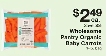 Fairway Store Market Wholesome pantry organic baby carrots offer