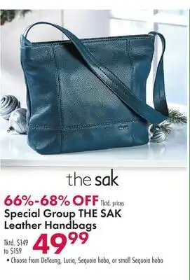 Boscov's Special group the sak leather handbags offer