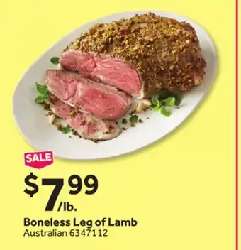 Stop&Shop Boneless leg of lamb offer