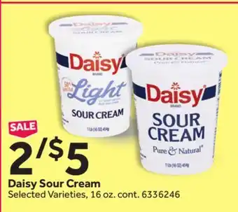 Stop&Shop Daisy sour cream offer