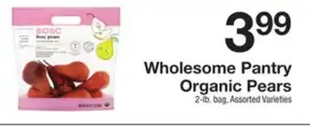 The Fresh Grocer Wholesome pantry organic pears offer