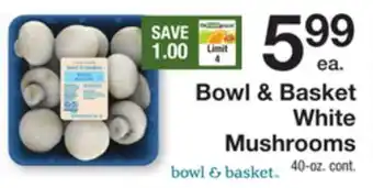 The Fresh Grocer White mushrooms offer