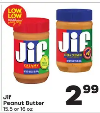 Weis Markets Jif peanut butter offer