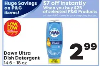 Weis Markets Dawn ultra dish detergent offer