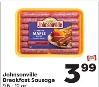Weis Markets Johnsonville breakfast sausage offer