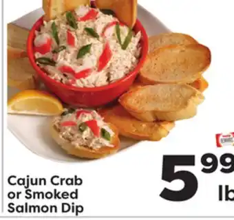 Weis Markets Cajun crab or smoked salmon dip offer