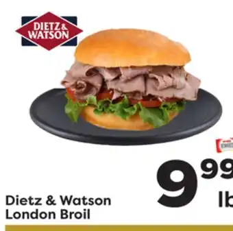 Weis Markets Dietz & watson london broil offer