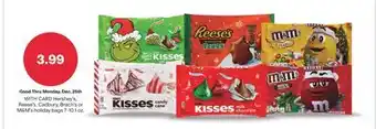 CVS Hershey's, reese's, cadbury, brach's or m&m's holiday bags 7-10.1 oz offer