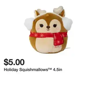 Five Below Holiday squishmallows 4.5in offer