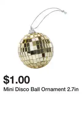 Five Below Mini disco ball ornament 2.7in offer