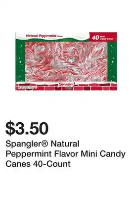 Five Below Spangler natural peppermint flavor mini candy canes 40-count offer