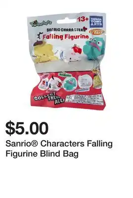 Five Below Sanrio characters falling figurine blind bag offer