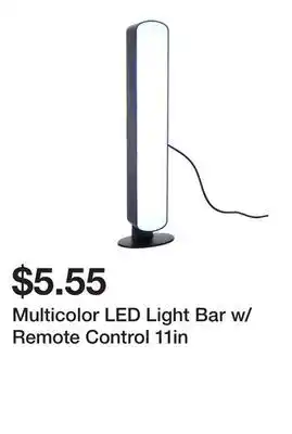 Five Below Multicolor led light bar w/ remote control 11in offer