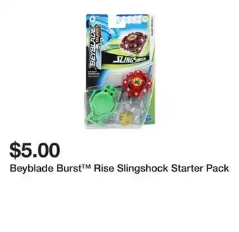 Five Below Beyblade burst rise slingshock starter pack offer