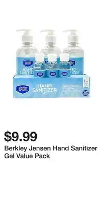BJ’s Berkley jensen hand sanitizer gel value pack offer