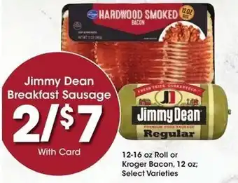 Kroger Jimmy Dean Breakfast Sausage offer