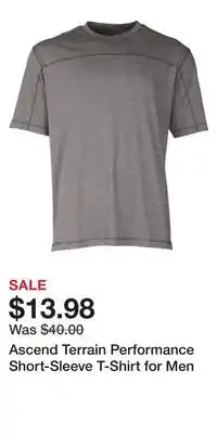 Cabela's Ascend terrain performance short-sleeve t-shirt for men offer