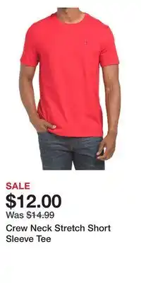 TJ Maxx Crew neck stretch short sleeve tee offer