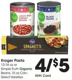 Kroger Kroger Pasta offer