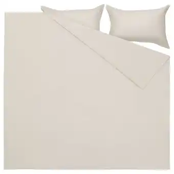 Ikea Gråpalpmal duvet cover and pillowcase(s), beige, full/queen (double/queen) offer