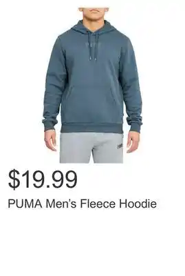 Costco Puma men's fleece hoodie offer