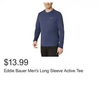 Costco Eddie bauer men's long sleeve active tee offer