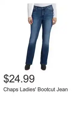 Costco Chaps ladies' bootcut jean offer