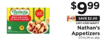 ShopRite Appetizers offer