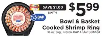 ShopRite Cooked shrimp ring offer