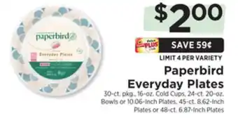 ShopRite Everyday plates offer