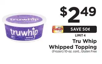 ShopRite Whipped topping offer