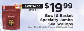 ShopRite Specialty jumbo sea scallops offer