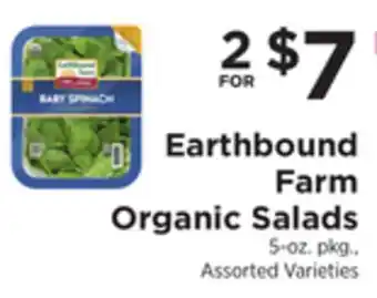 ShopRite Organic salads offer