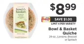 ShopRite Quiche offer