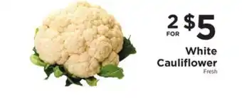 ShopRite White cauliflower offer