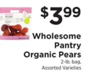 ShopRite Organic pears offer