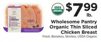 ShopRite Organic thin sliced chicken breast offer