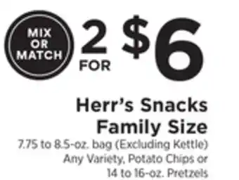 ShopRite Snacks family size offer