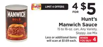 ShopRite Manwich sauce offer