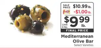 ShopRite Mediterranean olive bar offer