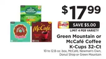 ShopRite Coffee k-cups 32-ct offer