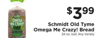 ShopRite Old tyme omega me crazy! bread offer