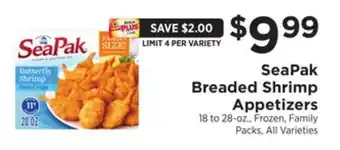 ShopRite Breaded shrimp appetizers offer