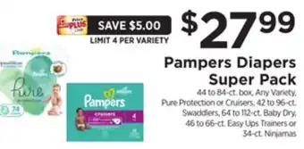 ShopRite Diapers super pack offer