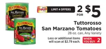 ShopRite San marzano tomatoes offer